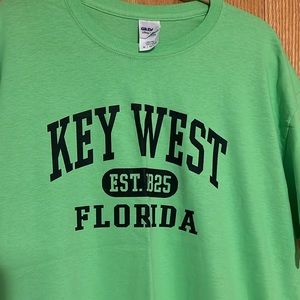 Lime green Key West tshirt